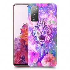 חתול מושלג כיסוי מגן קשיח מעוצב ל Samsung Galaxy S20 FE יחידה אחת סקרין מובייל
