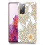 חמניות בלבן כיסוי מגן קשיח מעוצב ל Samsung Galaxy S20 FE יחידה אחת סקרין מובייל
