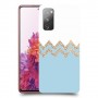 לבן כחול כיסוי מגן קשיח מעוצב ל Samsung Galaxy S20 FE יחידה אחת סקרין מובייל