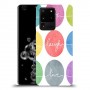 אהבה צחוק חיים כיסוי מגן קשיח מעוצב ל Samsung Galaxy S20 Ultra 5G יחידה אחת סקרין מובייל