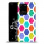 ניאון חלת דבש כיסוי מגן קשיח מעוצב ל Samsung Galaxy S20 Ultra 5G יחידה אחת סקרין מובייל