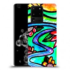 ויטראז 'תמונה כיסוי מגן קשיח מעוצב ל Samsung Galaxy S20 Ultra 5G יחידה אחת סקרין מובייל