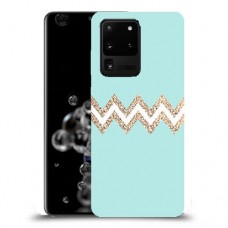 פסים בירוק כיסוי מגן קשיח מעוצב ל Samsung Galaxy S20 Ultra 5G יחידה אחת סקרין מובייל