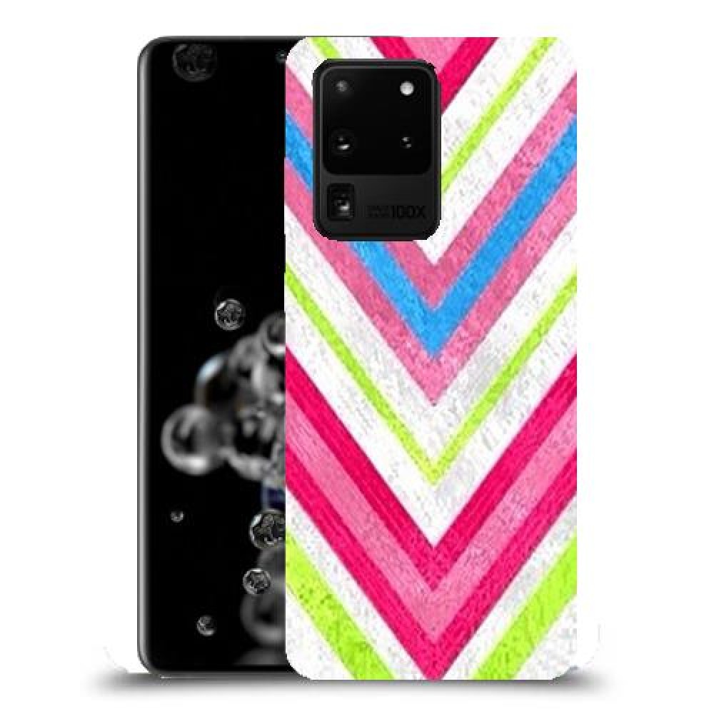 צבעים חשופים כיסוי מגן קשיח מעוצב ל Samsung Galaxy S20 Ultra 5G יחידה אחת סקרין מובייל