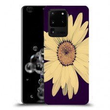 חמניות בשחור כיסוי מגן קשיח מעוצב ל Samsung Galaxy S20 Ultra 5G יחידה אחת סקרין מובייל