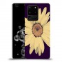 חמניות בשחור כיסוי מגן קשיח מעוצב ל Samsung Galaxy S20 Ultra 5G יחידה אחת סקרין מובייל