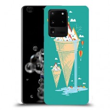 גלידה סאני כיסוי מגן קשיח מעוצב ל Samsung Galaxy S20 Ultra 5G יחידה אחת סקרין מובייל