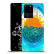 זריחה ליד הים כיסוי מגן קשיח מעוצב ל Samsung Galaxy S20 Ultra 5G יחידה אחת סקרין מובייל
