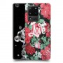 רוז אהבה כיסוי מגן קשיח מעוצב ל Samsung Galaxy S20 Ultra יחידה אחת סקרין מובייל