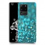טורקיז יהלומים כיסוי מגן קשיח מעוצב ל Samsung Galaxy S20 Ultra יחידה אחת סקרין מובייל