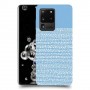 נקודות לבנות בכחול כיסוי מגן קשיח מעוצב ל Samsung Galaxy S20 Ultra יחידה אחת סקרין מובייל