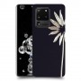 פרח לבן כיסוי מגן קשיח מעוצב ל Samsung Galaxy S20 Ultra יחידה אחת סקרין מובייל