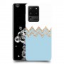 לבן כחול כיסוי מגן קשיח מעוצב ל Samsung Galaxy S20 Ultra יחידה אחת סקרין מובייל