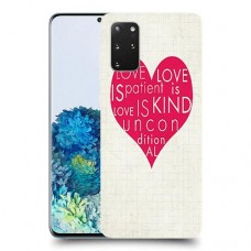 אהבה היא אדיבה כיסוי מגן קשיח מעוצב ל Samsung Galaxy S20+ 5G יחידה אחת סקרין מובייל