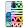 ניאון גיאומטריה כיסוי מגן קשיח מעוצב ל Samsung Galaxy S20+ 5G יחידה אחת סקרין מובייל