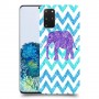 אלפנט סגול כיסוי מגן קשיח מעוצב ל Samsung Galaxy S20+ 5G יחידה אחת סקרין מובייל