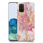 חמניות מוזרה סגולה כיסוי מגן קשיח מעוצב ל Samsung Galaxy S20+ 5G יחידה אחת סקרין מובייל
