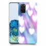 לבבות מעורפלים בכחול כיסוי מגן קשיח מעוצב ל Samsung Galaxy S20+ 5G יחידה אחת סקרין מובייל