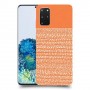 נקודות לבנות בכתום כיסוי מגן קשיח מעוצב ל Samsung Galaxy S20+ 5G יחידה אחת סקרין מובייל