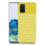 נקודות לבנות בצהוב כיסוי מגן קשיח מעוצב ל Samsung Galaxy S20+ 5G יחידה אחת סקרין מובייל
