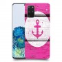 עוגן ורוד מעץ כיסוי מגן קשיח מעוצב ל Samsung Galaxy S20+ 5G יחידה אחת סקרין מובייל