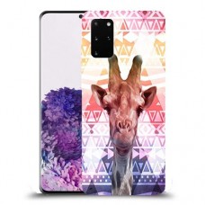 ג'ירפה נחמד כיסוי מגן קשיח מעוצב ל Samsung Galaxy S20+ יחידה אחת סקרין מובייל