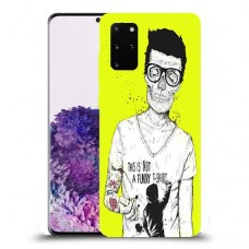 לא חולצת טריקו מצחיקה כיסוי מגן קשיח מעוצב ל Samsung Galaxy S20+ יחידה אחת סקרין מובייל