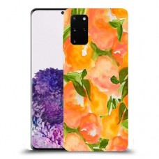 אפרסקים כתומים כיסוי מגן קשיח מעוצב ל Samsung Galaxy S20+ יחידה אחת סקרין מובייל