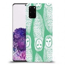 ינשופים על ירוק כיסוי מגן קשיח מעוצב ל Samsung Galaxy S20+ יחידה אחת סקרין מובייל