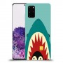 פינגווין בכריש כיסוי מגן קשיח מעוצב ל Samsung Galaxy S20+ יחידה אחת סקרין מובייל