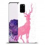 צבי ורוד כיסוי מגן קשיח מעוצב ל Samsung Galaxy S20+ יחידה אחת סקרין מובייל