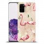 פלמינגו ורוד כיסוי מגן קשיח מעוצב ל Samsung Galaxy S20+ יחידה אחת סקרין מובייל