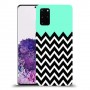 פסים במנטה כיסוי מגן קשיח מעוצב ל Samsung Galaxy S20+ יחידה אחת סקרין מובייל