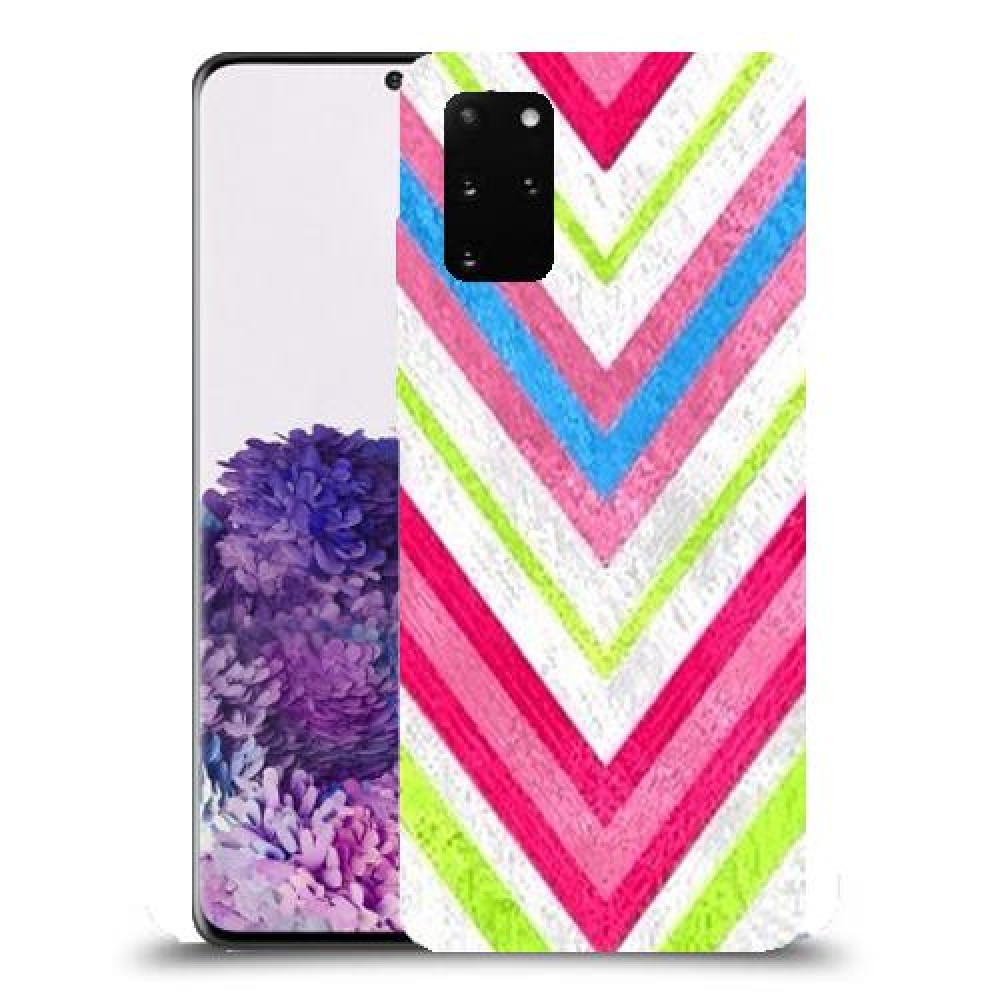 צבעים חשופים כיסוי מגן קשיח מעוצב ל Samsung Galaxy S20+ יחידה אחת סקרין מובייל
