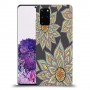 חמניות בשחור כיסוי מגן קשיח מעוצב ל Samsung Galaxy S20+ יחידה אחת סקרין מובייל