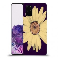 חמניות בשחור כיסוי מגן קשיח מעוצב ל Samsung Galaxy S20+ יחידה אחת סקרין מובייל