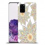 חמניות בלבן כיסוי מגן קשיח מעוצב ל Samsung Galaxy S20+ יחידה אחת סקרין מובייל