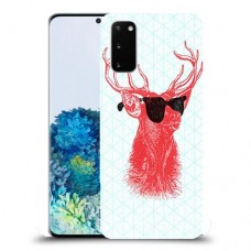 אדג אדום במשקפיים כיסוי מגן קשיח מעוצב ל Samsung Galaxy S20 יחידה אחת סקרין מובייל