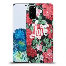 רוז אהבה כיסוי מגן קשיח מעוצב ל Samsung Galaxy S20 יחידה אחת סקרין מובייל