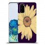 חמניות בשחור כיסוי מגן קשיח מעוצב ל Samsung Galaxy S20 יחידה אחת סקרין מובייל
