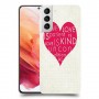 אהבה היא אדיבה כיסוי מגן קשיח מעוצב ל Samsung Galaxy S21 5G יחידה אחת סקרין מובייל