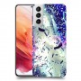 גשם מתכת כיסוי מגן קשיח מעוצב ל Samsung Galaxy S21 5G יחידה אחת סקרין מובייל