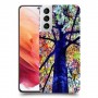 עץ ניאון כיסוי מגן קשיח מעוצב ל Samsung Galaxy S21 5G יחידה אחת סקרין מובייל