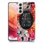 אף אחד לא קיבל זמן כיסוי מגן קשיח מעוצב ל Samsung Galaxy S21 5G יחידה אחת סקרין מובייל