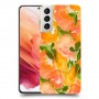 אפרסקים כתומים כיסוי מגן קשיח מעוצב ל Samsung Galaxy S21 5G יחידה אחת סקרין מובייל