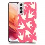 החיים האדומים כיסוי מגן קשיח מעוצב ל Samsung Galaxy S21 5G יחידה אחת סקרין מובייל