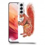 סקוור עשיר כיסוי מגן קשיח מעוצב ל Samsung Galaxy S21 5G יחידה אחת סקרין מובייל