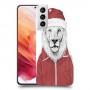 סנטה אריה כיסוי מגן קשיח מעוצב ל Samsung Galaxy S21 5G יחידה אחת סקרין מובייל