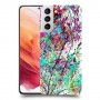 באביב בסגול כיסוי מגן קשיח מעוצב ל Samsung Galaxy S21 5G יחידה אחת סקרין מובייל