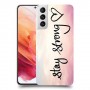 הישאר חזק כיסוי מגן קשיח מעוצב ל Samsung Galaxy S21 5G יחידה אחת סקרין מובייל